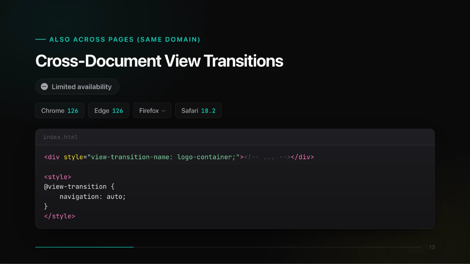 Cross-Document View Transitions