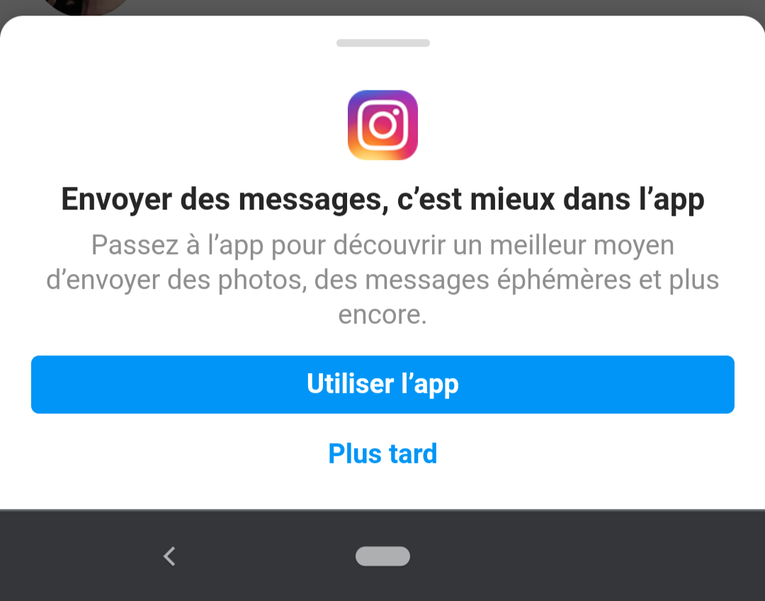 Instagram - Utiliser l'application